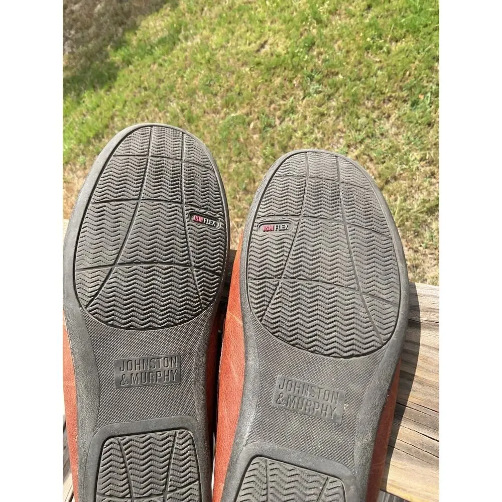 Johnston & Murphy Brown Leather Driving Moccasin Loafers Men's 13M